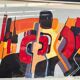 Original Swedish Colour Lithograph – “Composition” by Bo Thorén – Signed – Vintage & Framed