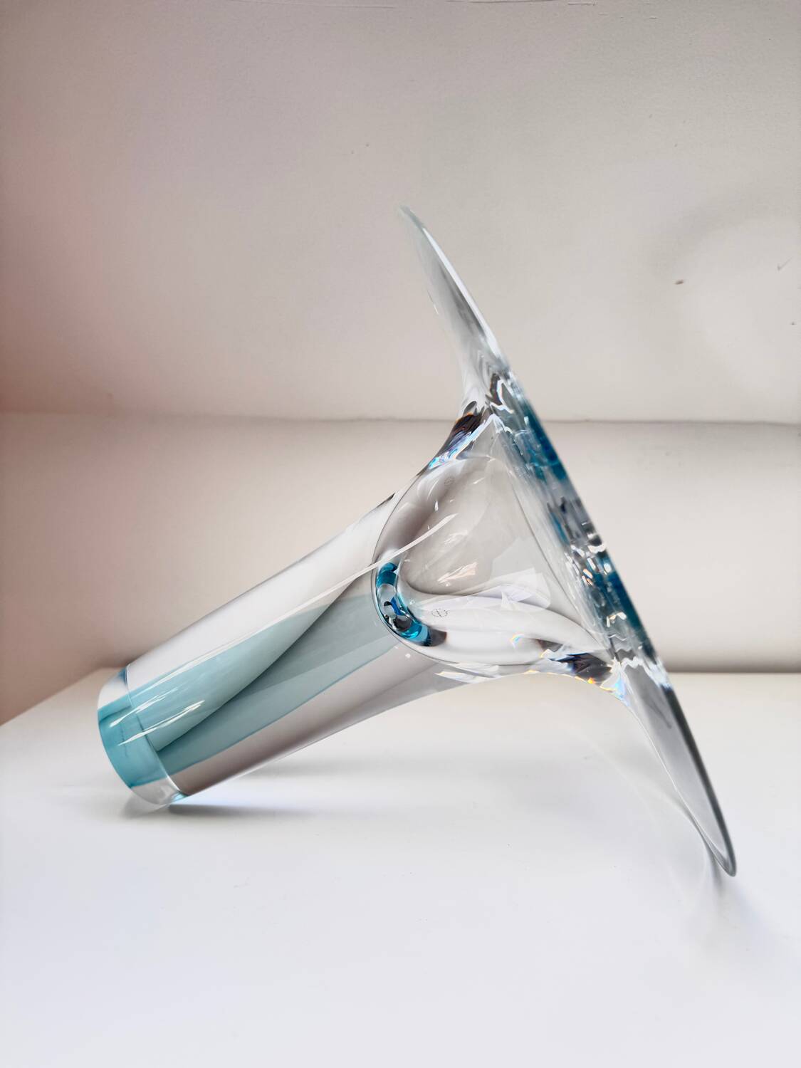 Salviati “hat” vase for Tiffany & Co, 1960