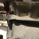 Landau of the years 1920-1930 in wood and leather