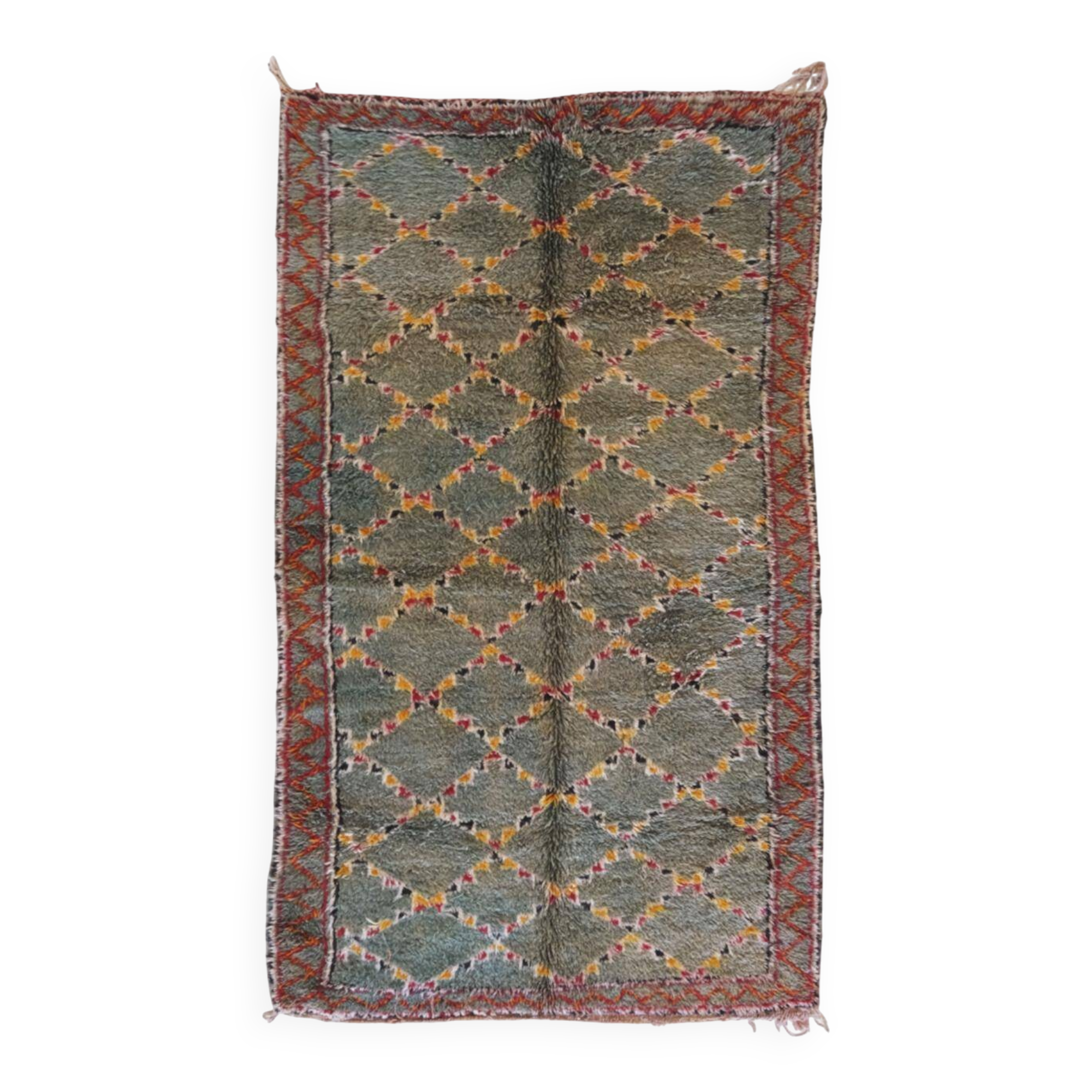 Vintage Green Rug - 323 x 177 cm
