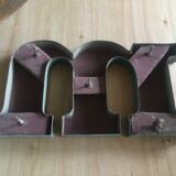 Industrial letter in zinc