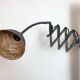 Grey Industrial Gooseneck Scissor Wall Lamp from Elektroinstala, 1960s