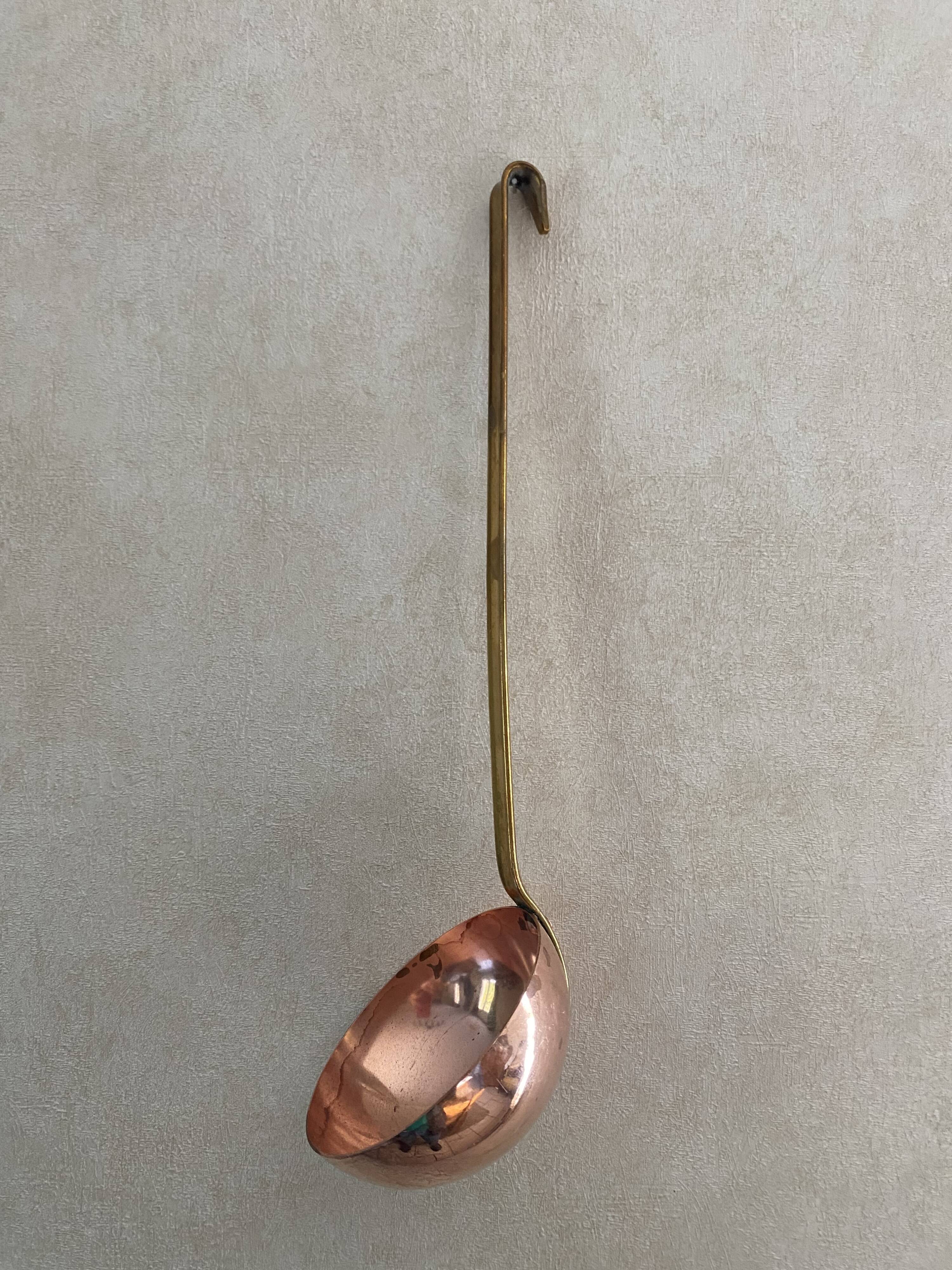 Vintage copper ladle