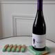Set of a bottle bottom and 5 knife holders in art deco mint green ceramic