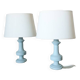 Paire de Lampes en Albâtre