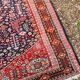 Ancient Senneh Persian rug 195x135cm handmade Herati wool Orient