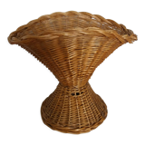 Rattan basket wicker vase cut