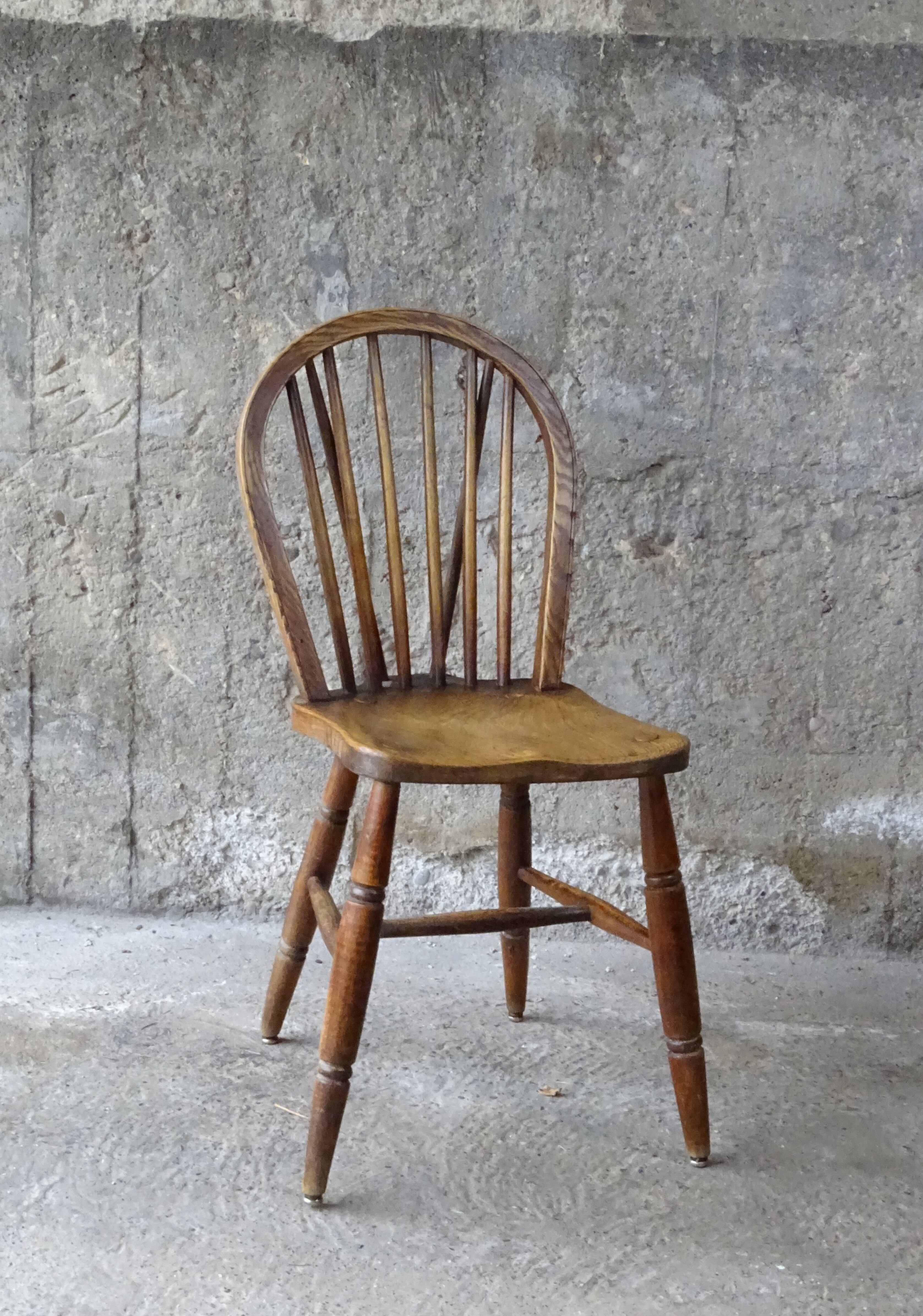 Windsor chair circa 1920 England, stamp