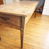 Old farm with 3 drawers table