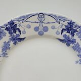 6 Petites Assiettes Plates K. G. Lunéville Modèle Lautrec Art Nouveau Décor