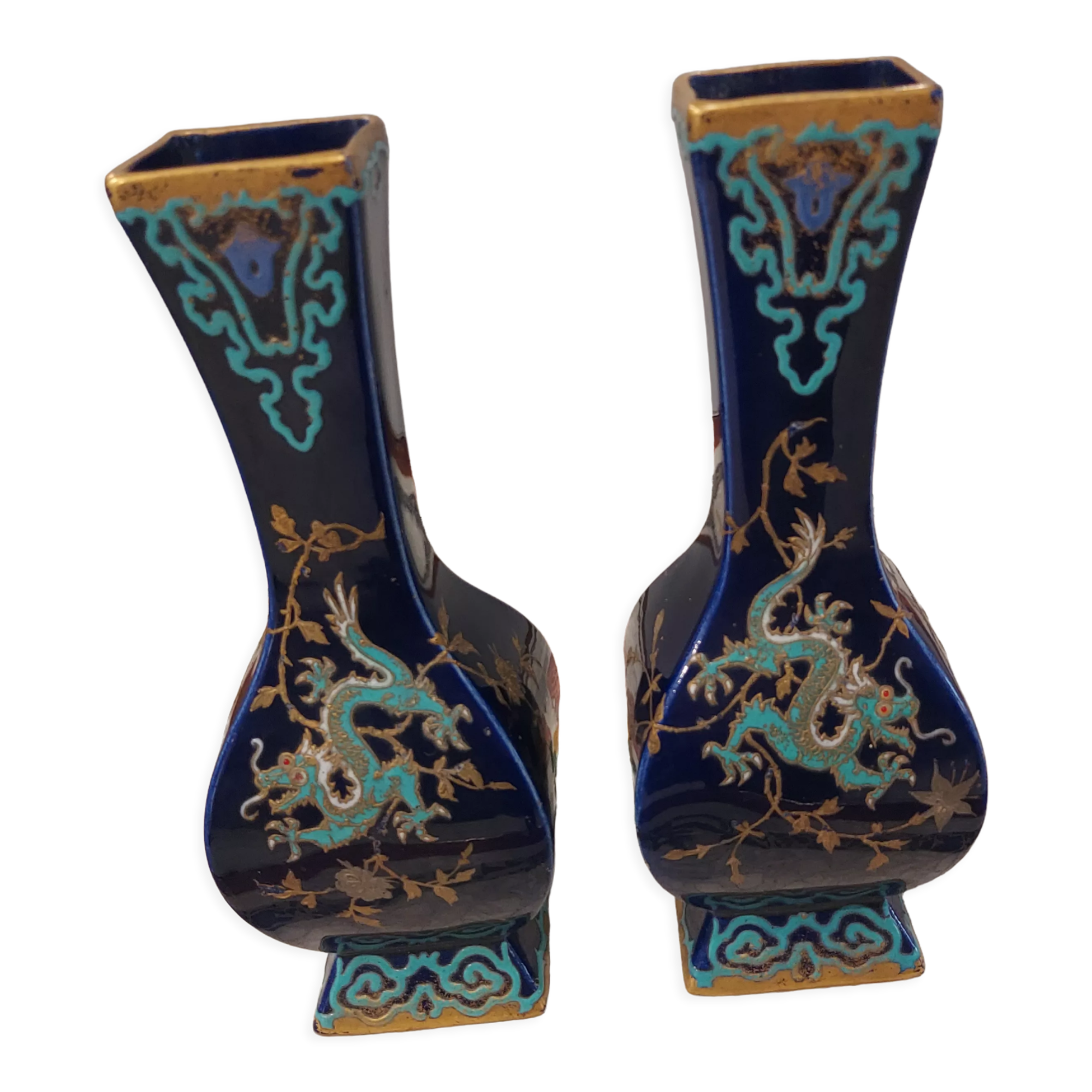 Pair of porcelain vases 1950s