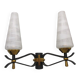 Double vintage wall lamp 50/60'