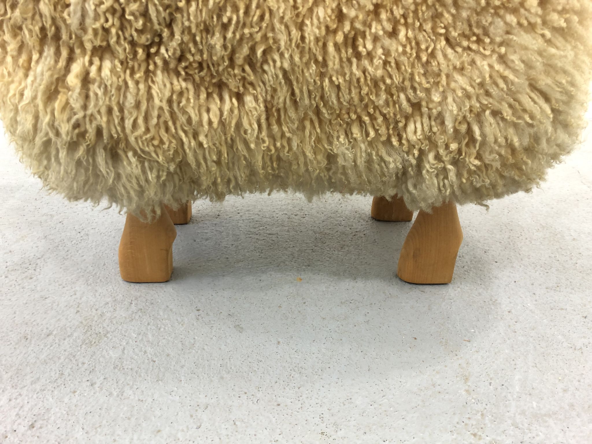 Wool Sheep Sculpture by Hanns-peter Krafft for Meier, 1970s