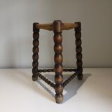 French mulched tripod stool