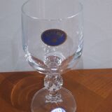 Set of 6 bohemian crystal port or aperitif glasses