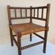 Corner armchair turned rosary style