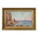 École Française du XXe siècle, Marine méditerranéenne, huile sur toile