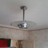 Glass art deco ceiling light