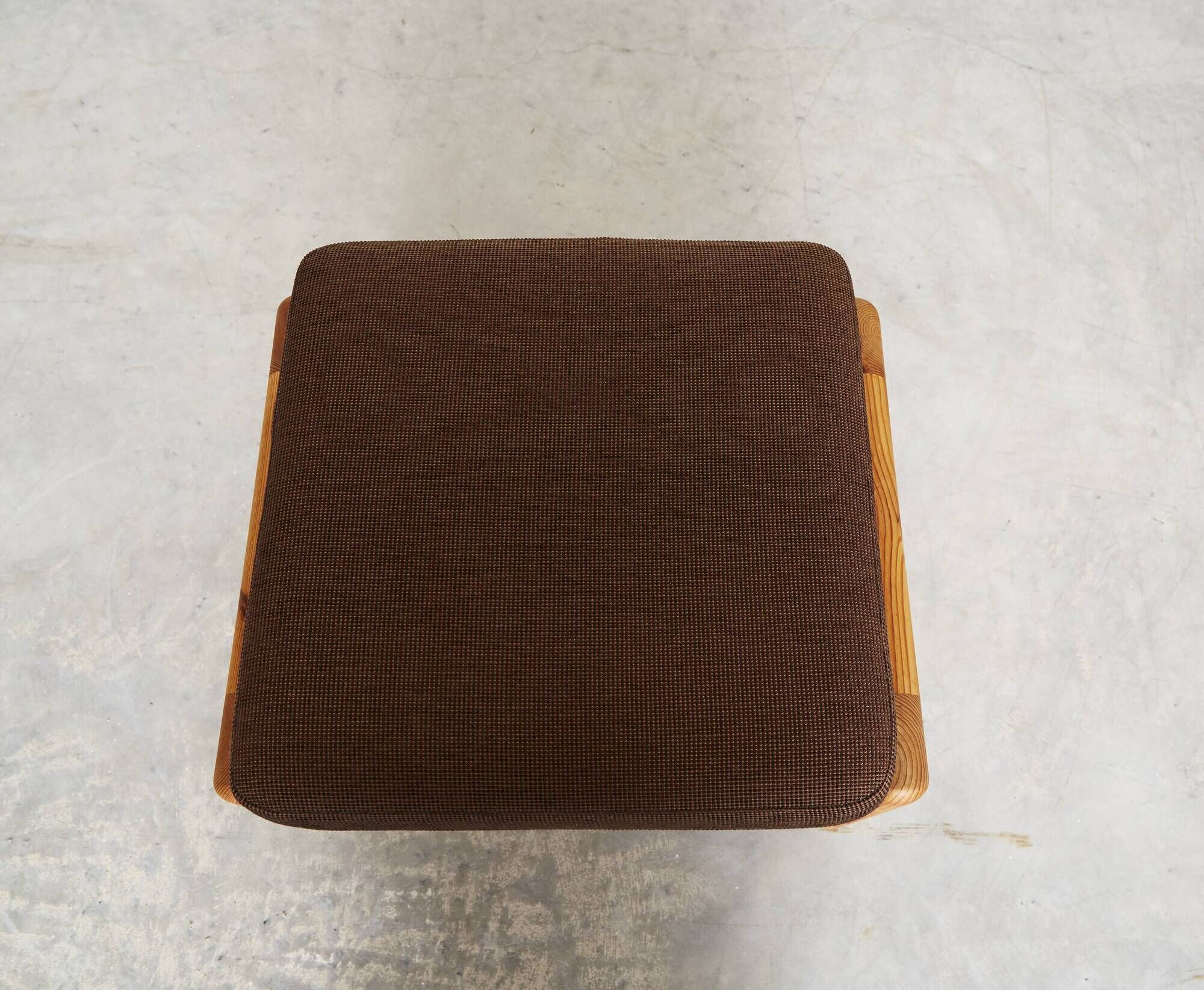 Danish Modern Pine  Armchair & Stool  by C. F. C. Silkeborg