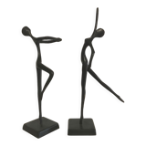 Ikea vintage bodrul khalique lot of two dancers