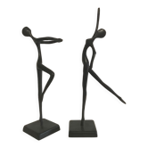 Ikea vintage bodrul khalique lot of two dancers