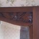 Oak art deco mirror door