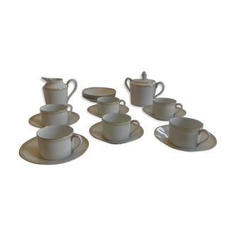 Set of porcelain tea service