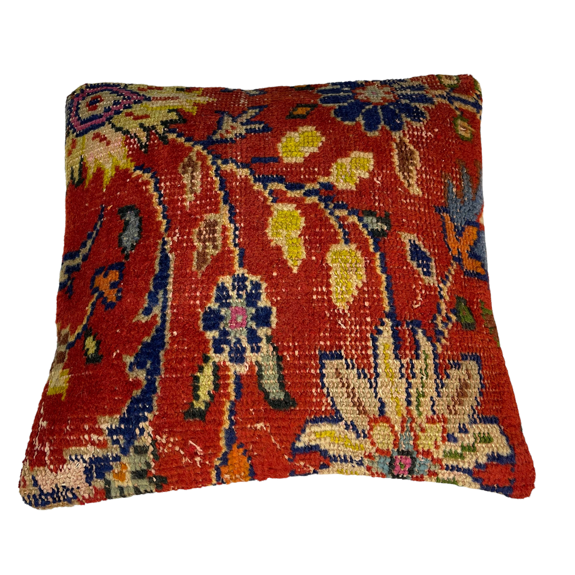 Housse de coussin de tapis turc vintage 45 x 45 cm