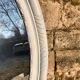 Shabby chic oval mirror