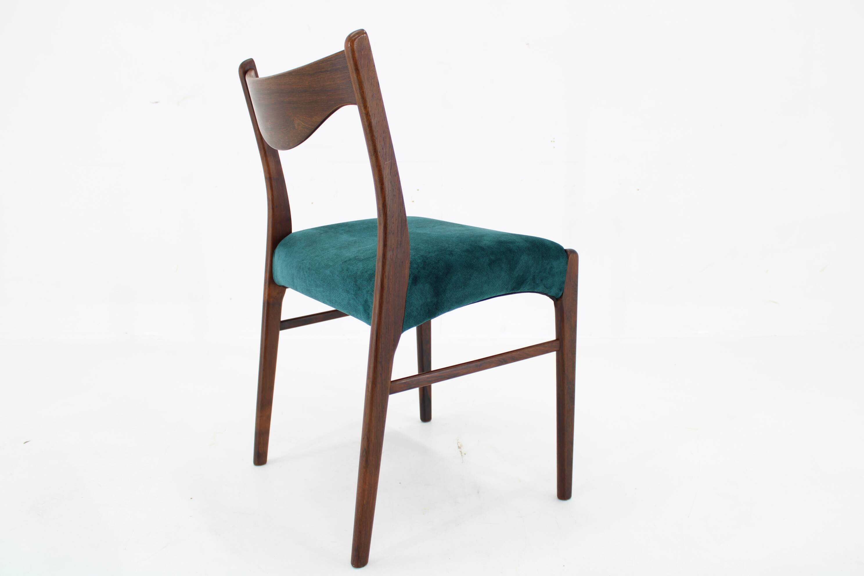 1960s Arne Wahl Iversen Set of Four Dining Chairs for Glyngøre Stolefabrik, Denmark