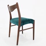 1960s Arne Wahl Iversen Set of Four Dining Chairs for Glyngøre Stolefabrik, Denmark