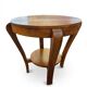 Art Deco side table in mahogany