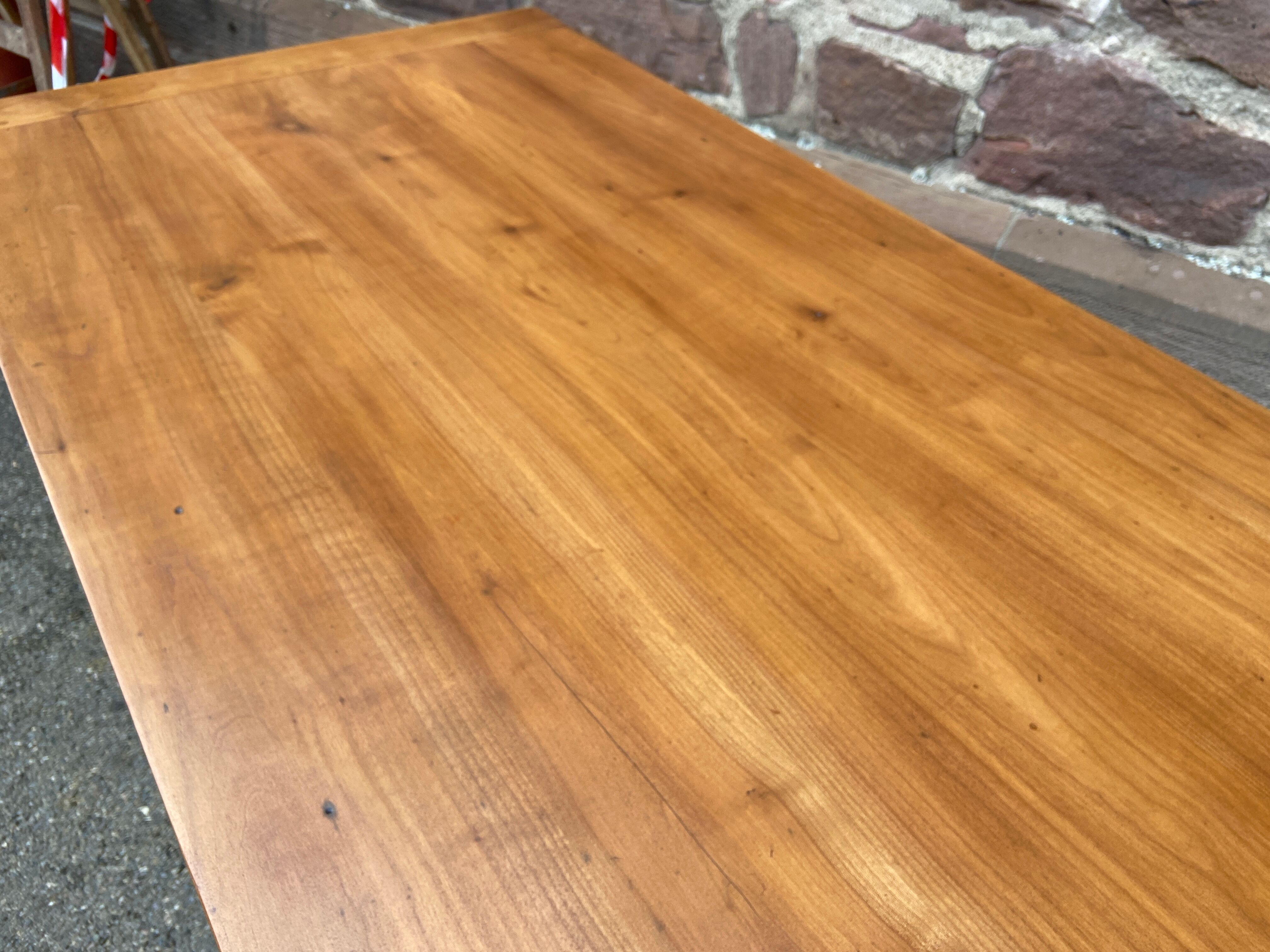 Cherry farmhouse table