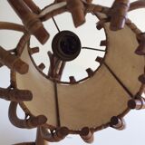 Wall lamp in rattan from the 50