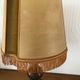 Wooden table lamp turned vintage