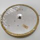 Ceiling light glass and brass Lucien Gau