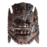 Old mask sculpture Indonesia rosewood