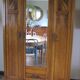 Parisian art deco carved wardrobe with mirror 130 x 200