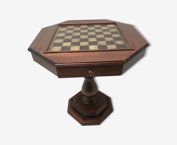 Table d’échecs art déco vintage