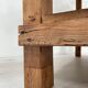 Establishment / console in raw wood