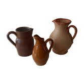Vases /Pichets 3-piece lot