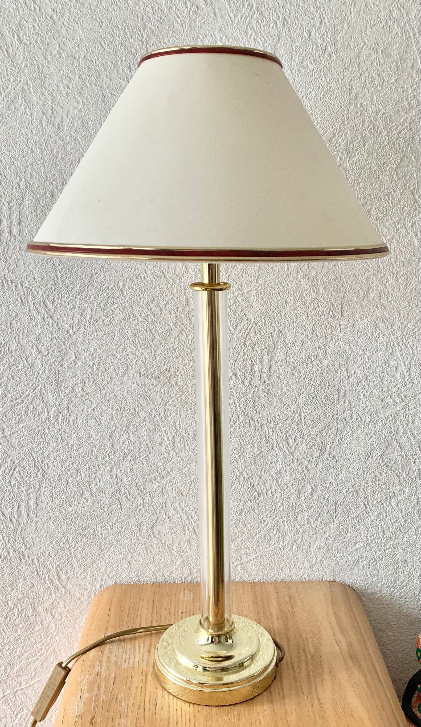 Vintage golden lamp