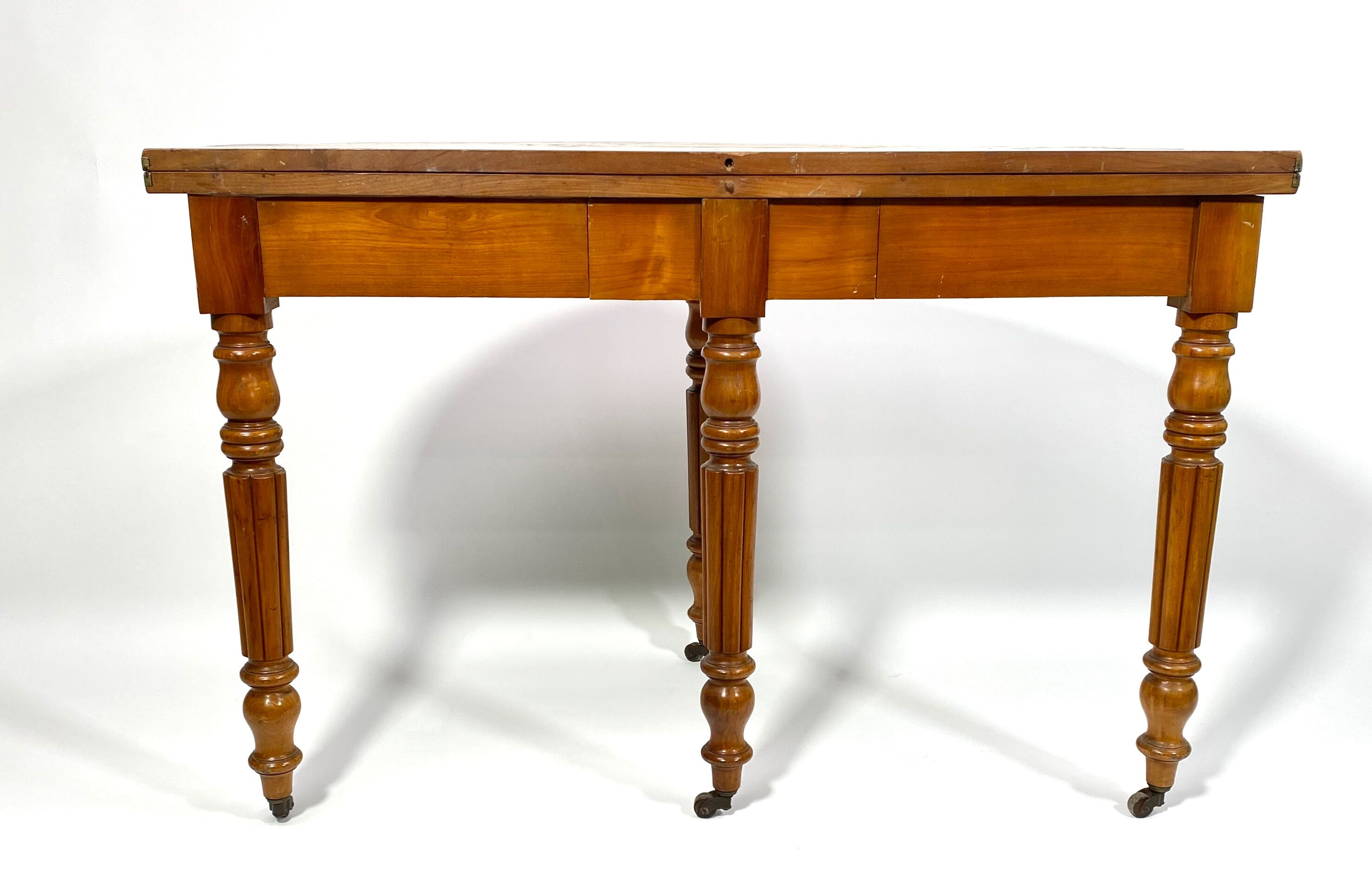 19th century cherry console table