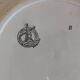 Old hollow dish decorated with the Moulin des Loups