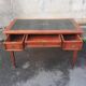Cherry wood desk in Louis XVI style