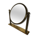 Miroir pivotant en laiton 24x26cm