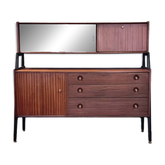 Vintage Scandinavian 1960s wooden sideboard