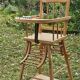 Vintage high chair for baby