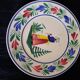 Large HB Quimper Plate Breton Decor Hand-Painted Vintage 27cm
