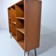 Teak bookcase with hairpin legs by Børge Mogensen for Søborg Møbler Denmark, 1960’s